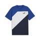 T-Shirt PUMA "PUMA POWER Colorblock Herren" Gr. XS, blau (club navy blue) Herren Shirts T-Shirts