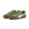 Fußballschuh PUMA "KING 21 IT Fußballschuhe Erwachsene" Gr. 44.5, grün (olive green white) Schuhe Fußballschuhe