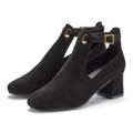 Stiefelette LASCANA Gr. 39, schwarz Damen Schuhe Stiefeletten