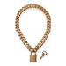 Louis Vuitton Jewelry | Louis Vuitton Padlock Choker Necklace | Color: Gold | Size: Os