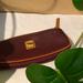 Dooney & Bourke Bags | Dooney & Bourke Slim Cosmetic Pen Case “Rare” Zip Vachetta Trim Fair Condition | Color: Purple/Tan | Size: 8.5” L X 3.5” H X 2” D