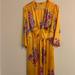Free People Jackets & Coats | Free People Yellow Floral Maxi Wrap | Color: Yellow | Size: S