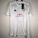 Adidas Shirts | Adidas Soccer Jersey Nwt Climalite Men’s Medium | Color: White | Size: M