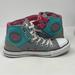 Converse Shoes | Converse X Offspring All-Star Hi Top Shoes Womens 7 Gray Pink 2 Strap Leather | Color: Gray/Pink | Size: 7