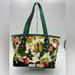 Gucci Bags | Gucci Holiday Unicef Fundraiser Velvet And Leather Holiday Tote, Enamel Charm | Color: Green/Red | Size: Os