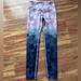 Athleta Bottoms | Athleta Tye Dye Leggings | Color: Blue/Cream/Red | Size: 12g