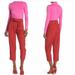 Madewell Pants & Jumpsuits | Madewell Drapey Paperbag Waist Pants, 8 & 10, Nwt | Color: Pink/Red | Size: 24plus