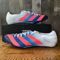 Adidas Shoes | Adidas Sprintstar Spikes Track & Field Mens Blue Track Shoes Us Size 14 No Lid | Color: Blue/White | Size: 14