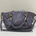 Coach Bags | Coach (#F22563) “Madison Sophia” Shimmery Blue Grey Pleated Leather Satchel | Color: Blue/Gray | Size: 14” W X 10” H X 2.75” Base/ 5.5” Handle Drop