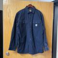 Carhartt Jackets & Coats | Carhartt Flame Resistant Full Swing Quick Duck Shirt Jac Nwt | Color: Black/Blue | Size: Various