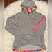 Adidas Shirts & Tops | Girl's Adidas Hoodie | Color: Gray/Pink | Size: Mg