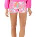 Lilly Pulitzer Shorts | Lilly Pulitzer Women's 11580 Adie Shorely Blue Feeling Cotton Shorts Size 8 | Color: Blue/Pink | Size: 8