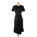 Shoshanna Casual Dress - Midi: Black Dresses - Women's Size 4