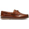 Bootsschuh TIMBERLAND "CLASSIC BOAT SHOE" Gr. 41 (7,5), braun (sahara) Schuhe Bootsschuh Schnürschuh Mokassin