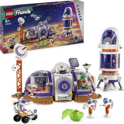 Konstruktionsspielsteine LEGO "Mars-Raumbasis mit Rakete (42605), Friends" Spielbausteine bunt Kinder Ab 6-8 Jahren