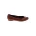 Jack Rogers Flats: Brown Print Shoes - Women's Size 7 - Round Toe