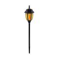 Techko Outdoor Solar LED Traditional Style Pathway Light Plastic in Black | 42.13 H x 7.56 W x 6.62 D in | Wayfair SKL-503