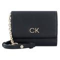 CALVIN KLEIN - Re-Lock Clutch Geldbörse RFID Schutz 13 cm Schwarz Damen