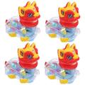 ifundom 4pcs Gear Light Toys Kids Electric Animal Toy Lovely Walking Toy Electric Toy Kids Educational Plaything Electric Walking Animal Child Plastics Leash Shine