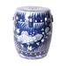 Legend of Asia Porcelain Garden stool in Blue/White | 17 H x 13 W x 13 D in | Wayfair 1426