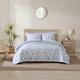 Tommy Bahama Home Tommy Bahama Pen & Ink Palm Cotton Reversible Quilt Set Polyester/Polyfill/Cotton in Blue | King | Wayfair USHSA91274319