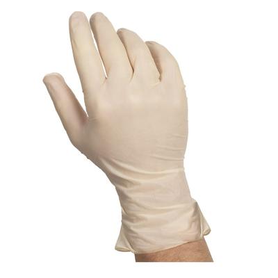 Handgards 304750132 Valugards General Purpose Latex Gloves - Powdered, Ivory, Medium, Ivory White
