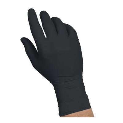 Handgards 304363583 Basicgards General Purpose Vitrile Gloves - Powder Free, Black, Large
