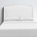 Wildon Home® Dioseline Headboard Upholstered/Cotton in White | 56 H x 82 W x 10 D in | Wayfair 9E0795A99BB3404EA2685A2502C4272D