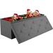 Ebern Designs Karylin Upholstered Storage Bench Wood/Manufactured Wood in Gray | 15 H x 43 W x 15 D in | Wayfair BB60A143B07E441C8B3B83361C930D43