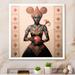 Dakota Fields Lady Erzulie Yoruba Goddess Of Love I On Canvas Print Canvas, Cotton in Black/Red | 24 H x 24 W x 1 D in | Wayfair