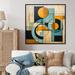 Wrought Studio™ Serendipity Abstract Mid-Century Geometrics - Modern Midcentury Wall Art Living Room Canvas, in White | Wayfair