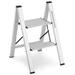 WFX Utility™ 2 - Step Aluminum Step Stool in Gray | Wayfair F46F025D09214E2B9C2A7A8FC26FB6F0