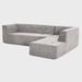Latitude Run® 110.2*72.8" Modular Modular Combination Living Room Sofa Set Polyester in Gray | 27.9 H x 110.2 W x 72.8 D in | Wayfair
