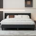 Ebern Designs Ajai Upholstered Platform Bed Upholstered in Gray | 38.5 H x 81.1 W x 81.1 D in | Wayfair D00A53616375458F9153DC78CAF46D45