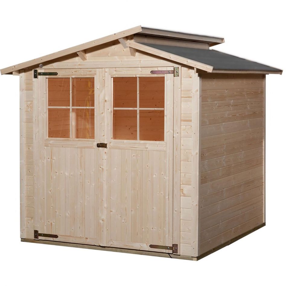 weka Gerätehaus 323 naturbelassen Geräteschuppen, 299x250 cm Image