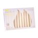 Set of 12 White Beeswax Hanukkah Candles with Gift Box 9.5"