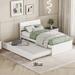 Modern Twin Size Platform Bed With Trundle