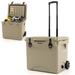 42 Qt Portable Cooler Roto Molded Ice Chest with wheels Handle