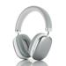 Wireless Over-Ear Headphones. Active Noise Cancelling Transparency Mode Spatial Audio Bluetooth Headphones with Comfortable Protein Earpads 24 Hours Playtime for Travel/Work Silver