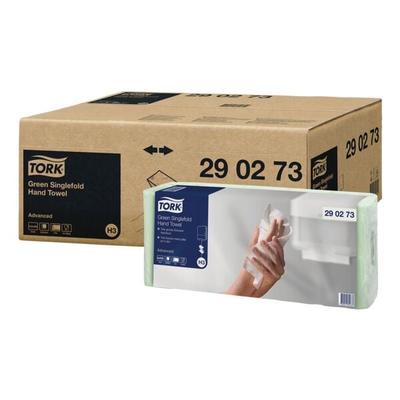 Tork Papierhandtücher »Advanced C&C« für H3 2-lagig grün Z-Falzung 3750 Blatt grün, 24.8 cm