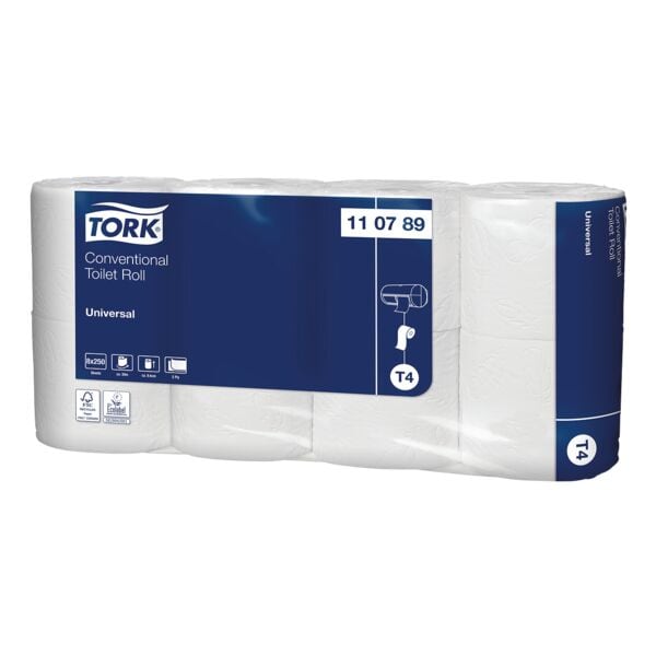 Tork Toilettenpapier »Advanced« weiß T4 2-lagig 64 Rollen (1 Pack à 64 Rollen) weiß Image