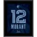 "Ja Morant Memphis Grizzlies 10.5"" x 13"" Jersey Number Sublimated Player Plaque"