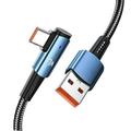 WINDLAND 7A/100Wï¼ˆ20V/5A) High Current USB-A to Type-c Data & Charging Cable Braided USB C Cord Heavy Duty Type C Charging Cable