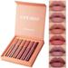 Chamoist 6PC Matte Liquid Lipstick Makeup Set 6 Lipstick Set Non-stick Matte Lip Gloss Set Multi-color Lipstick