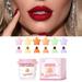 Melotizhi Lipstick Sets for Women Multi Colored Smooth Makeup Gift 6 Piece Mini Star Lipstick Set Velvet Lipstick Set Nonstick Cup Easy To Color Long Lasting Waterproof Lipstick Makeup Gift Set