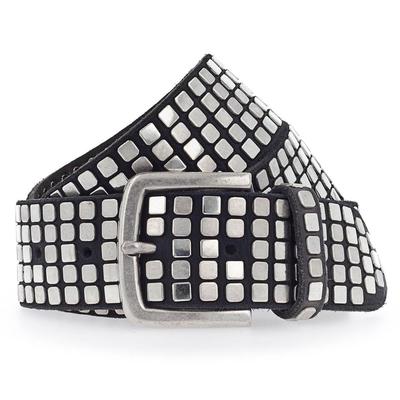 b.belt - Quinn Nietengürtel Leder Gürtel 1 ct Schwarz Herren (149.89 € / 1 ct) Image