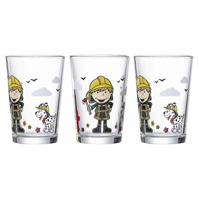 Ritzenhoff & Breker Feuerwehrmann Bernie Kindergläser 3er Set bunt Image