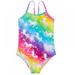 Girls One Piece Swimsuit Quick Dry Beach Swimwear 2-7T