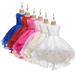 Esaierr Kids Girls Princess Dress Tutu Dress Sleeveless Lace 3-14Y Big Girls Princess Performance Stage Dress Party Gown Birthday Outfit Photography Prop Special Occasion Princess Dresses