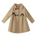 Jacket For Toddler Baby Unisex Cotton Solid Autumn Solid Cute Tops Hooded Clothes Kids Top Coat & Outerwear Khaki 3 Years-4 Years